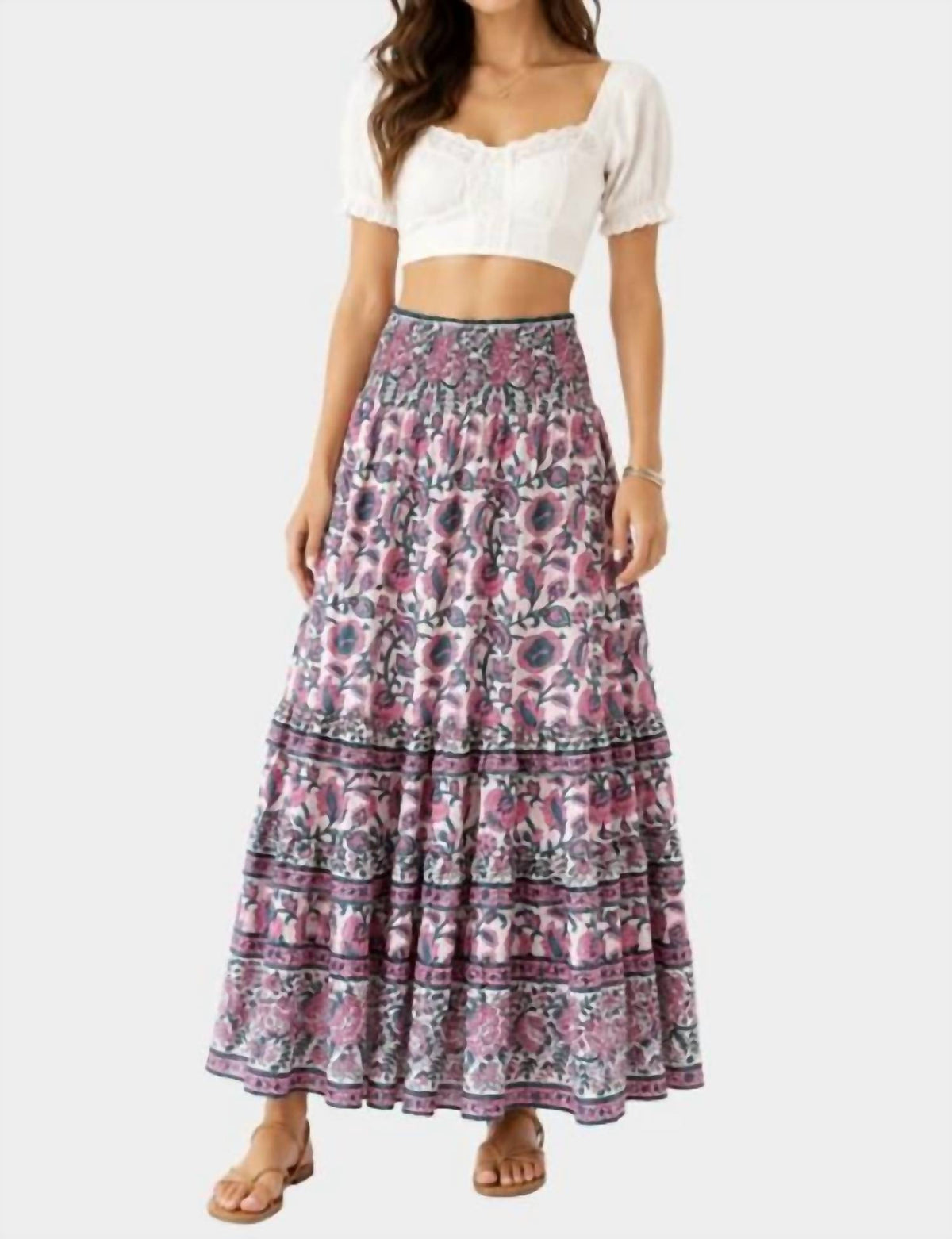 Bell By Alicia Bell - Paris Floral Maxi Skirt