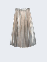 B.Yu - Laminated Pleated Skirt