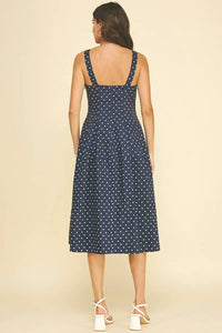 Pinch - Weekend Stroll Polka Dot Midi Dress