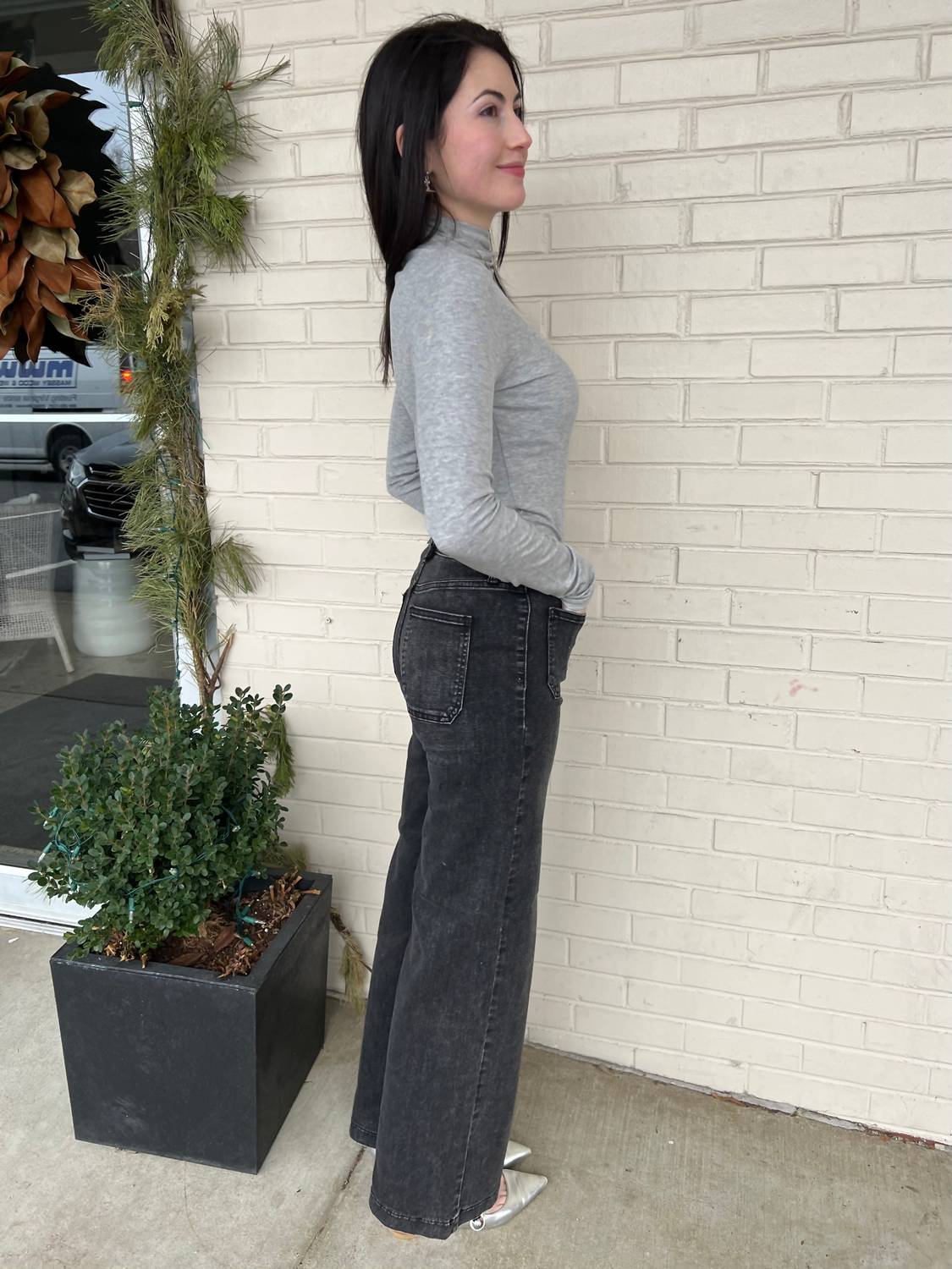 Just Black Denim - Belle Patch Pocket Jeans