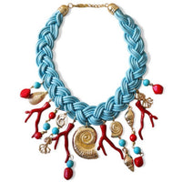 Bijoux Envie - Women's Santa Rosa Shell Charm Necklace
