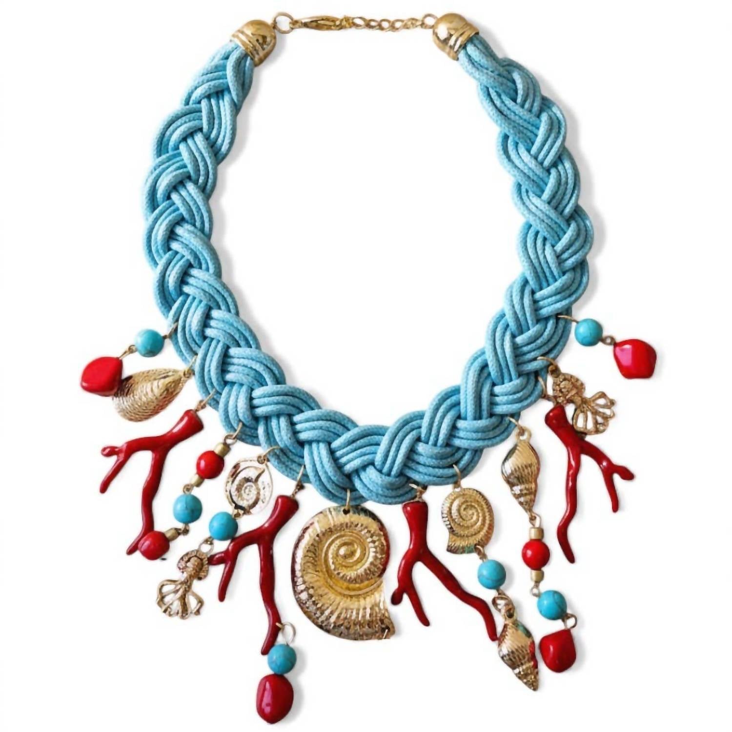 Bijoux Envie - Women's Santa Rosa Shell Charm Necklace