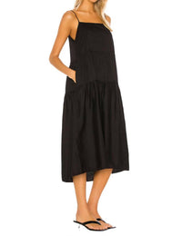 STRAPPY TIERED DRESS