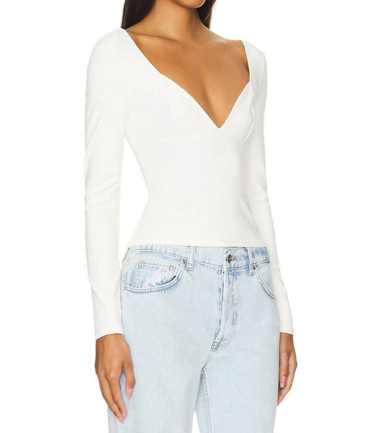 Free People - Duo Corset Long Sleeve Top