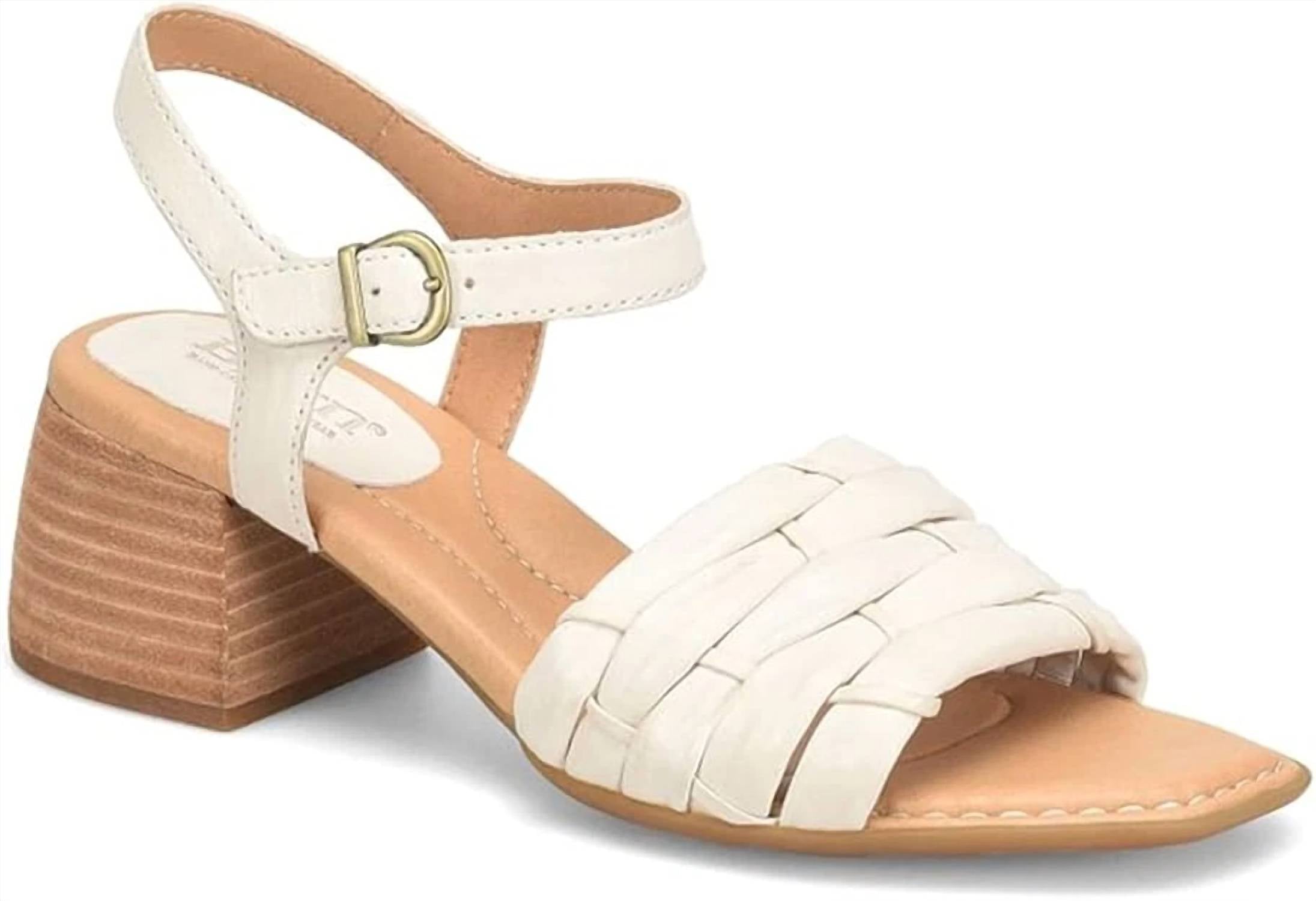 Born Women's Shonie Strappy Sandals in white - women's sandal