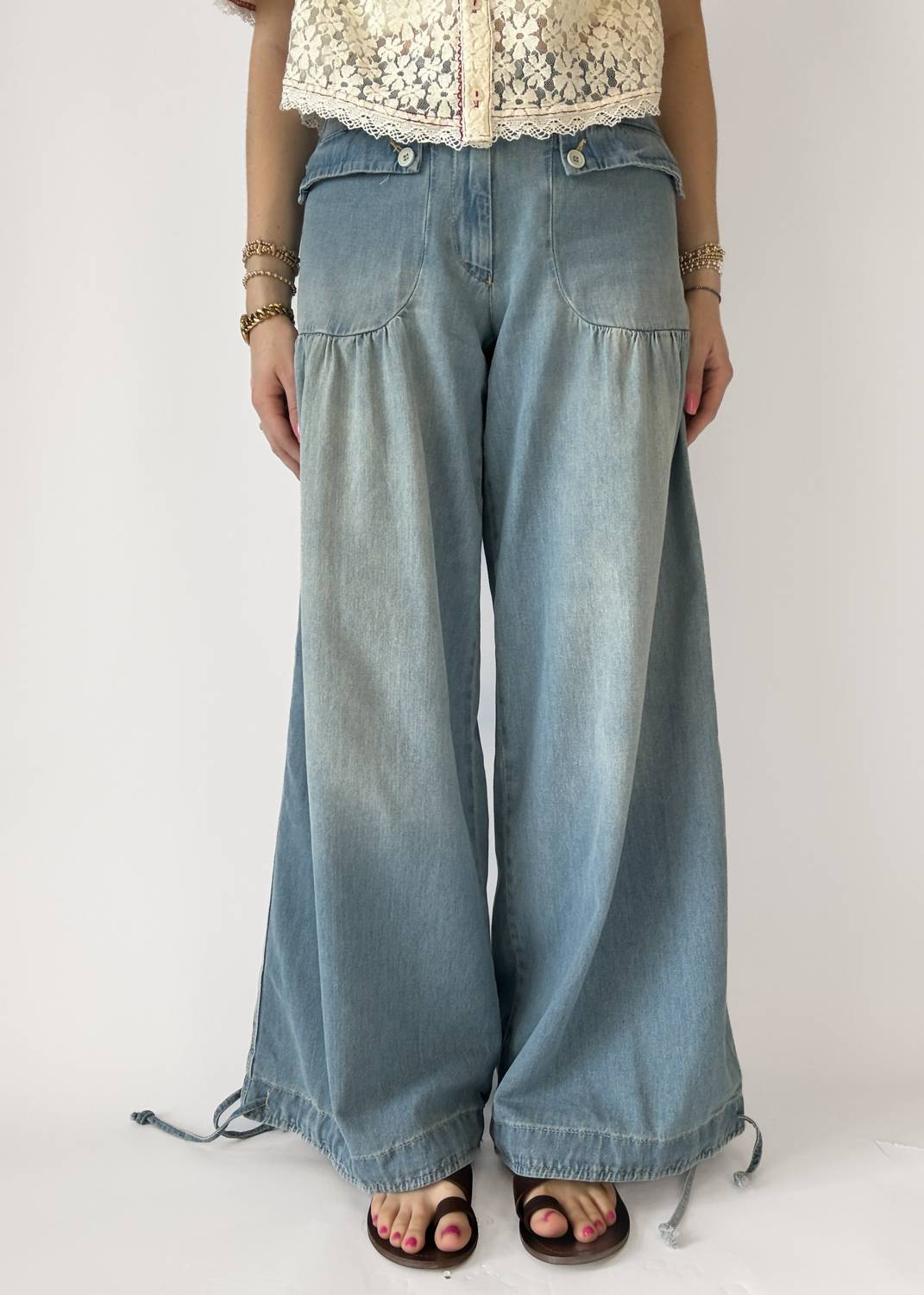 Free People - Mid-rise Lotus Jean