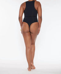 Circular Path - Racer Neck Bodysuit