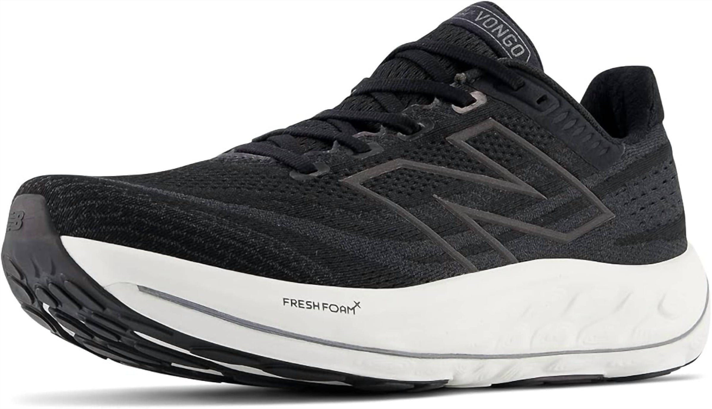 New Balance Men's Fresh Foam X Vongo V6 Sneakers in black white - men's sneaker
