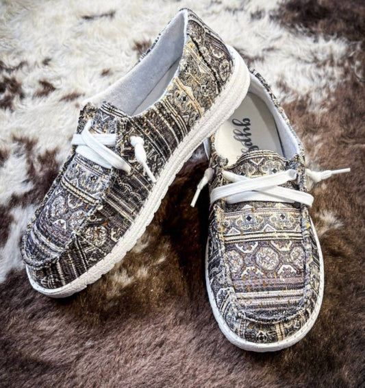 Gypsy Jazz - Women's Bedazzle Slip On Sneakers