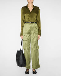Catherine Gee - Daria French Cuff Silk Blouse