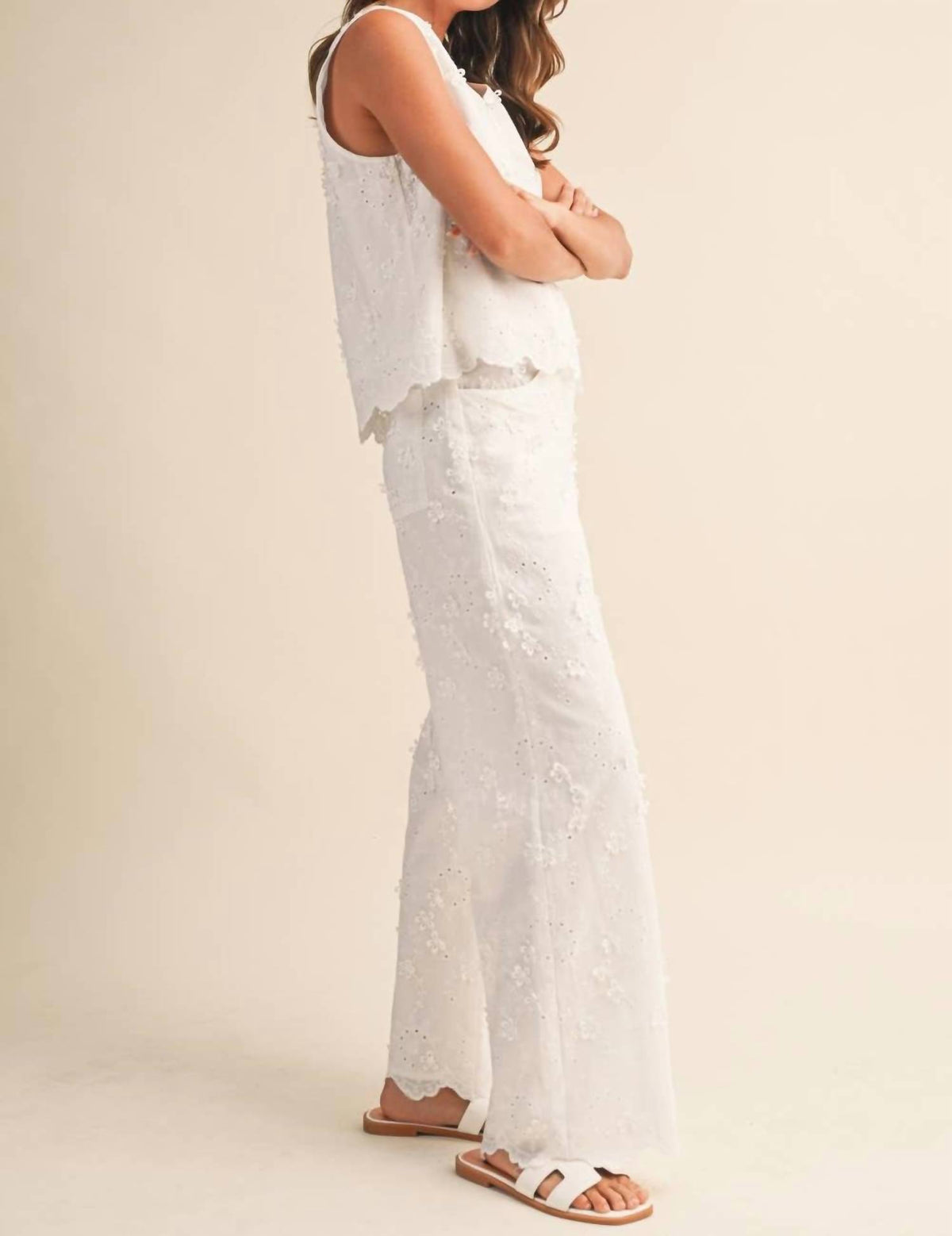 Kelsis - 3d Lace Pants Set