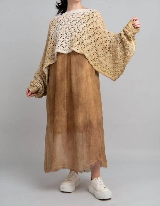 Sanctamuerte - Maglia Mesh Cropped Sweater