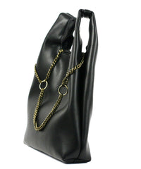 Street Level - Women's Tote With Chain Detail Bag