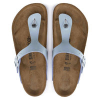 BIRKENSTOCK Women's Gizeh Patent Leather Sandals in dove blue - women's sandal - alternate view