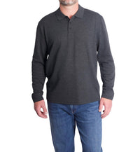 Vince - Double-faced Long Sleeve Polo Shirt