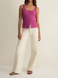 Z Supply - Niko Scallop Rib Tank Top
