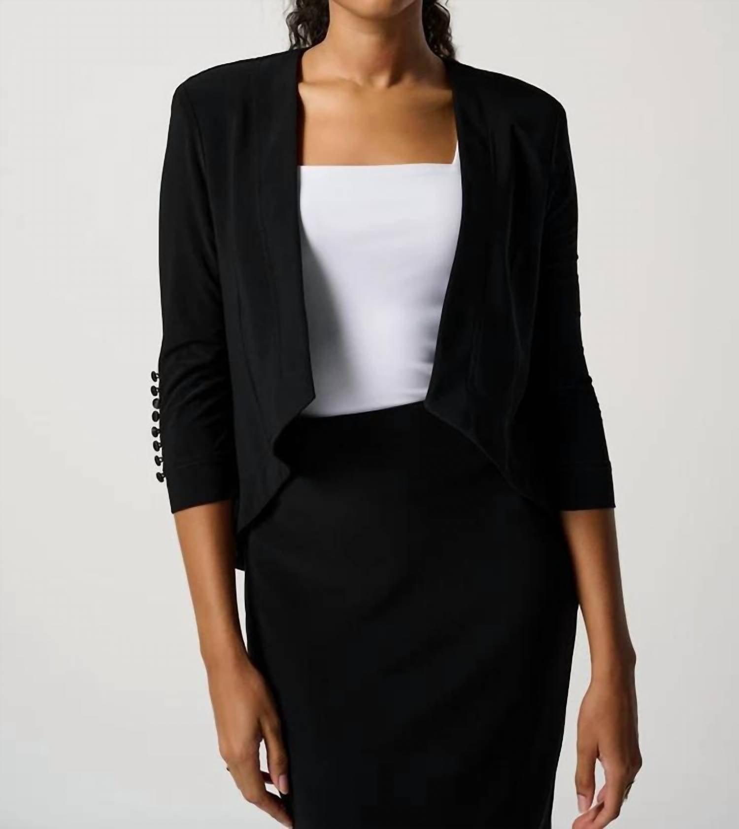 Joseph Ribkoff - 3/4 SLV BUTTON DETAIL CARDIGAN