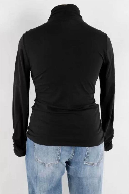 Habitat - Women's Ruched Turtleneck Top
