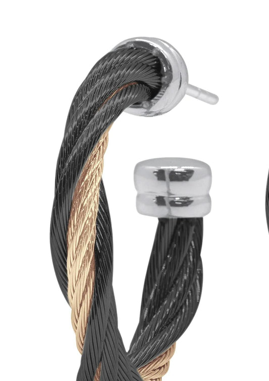 Alor - Petite Modern Twist 3/4" Hoop Earring