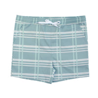 Emerson And Friends - Boy's Plaid Swim Trunks