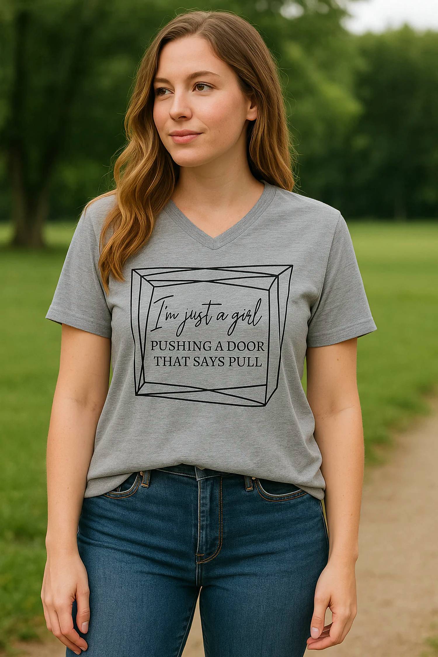 Fifty Pennies - I'm Just A Girl Graphic Tee