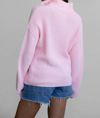 Tic Toc - Liisa Quarter Zip Sweater