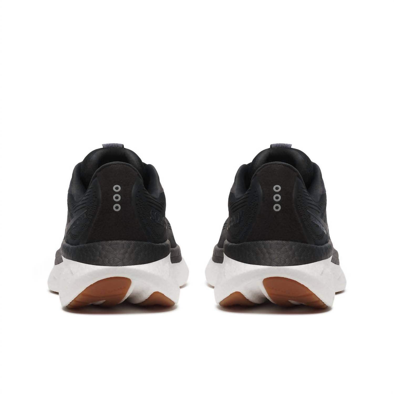 SAUCONY Women's Ride 18 Shoe in black gum noir gomme - women's shoe - alternate view