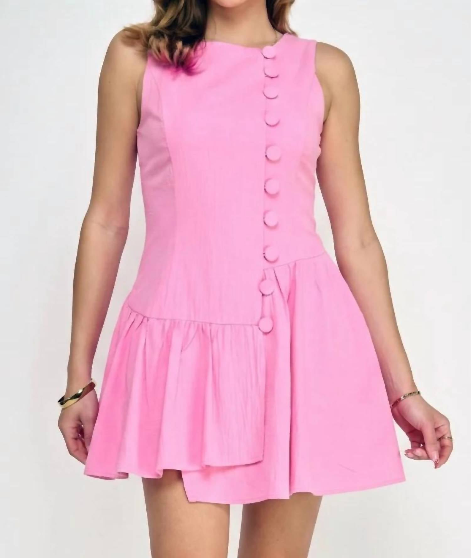 Milk & Honey - Lizbeth Asymmetrical Sleeveless Dress