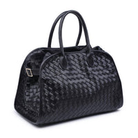 Urban Expressions - Women's Rhonda Woven Vegan Leather Tote Bag
