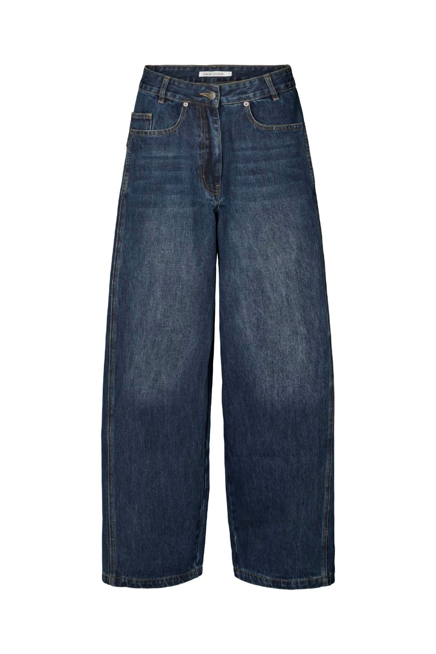 Rabens Saloner - Lane Patchwork Denim Wide Leg Pants