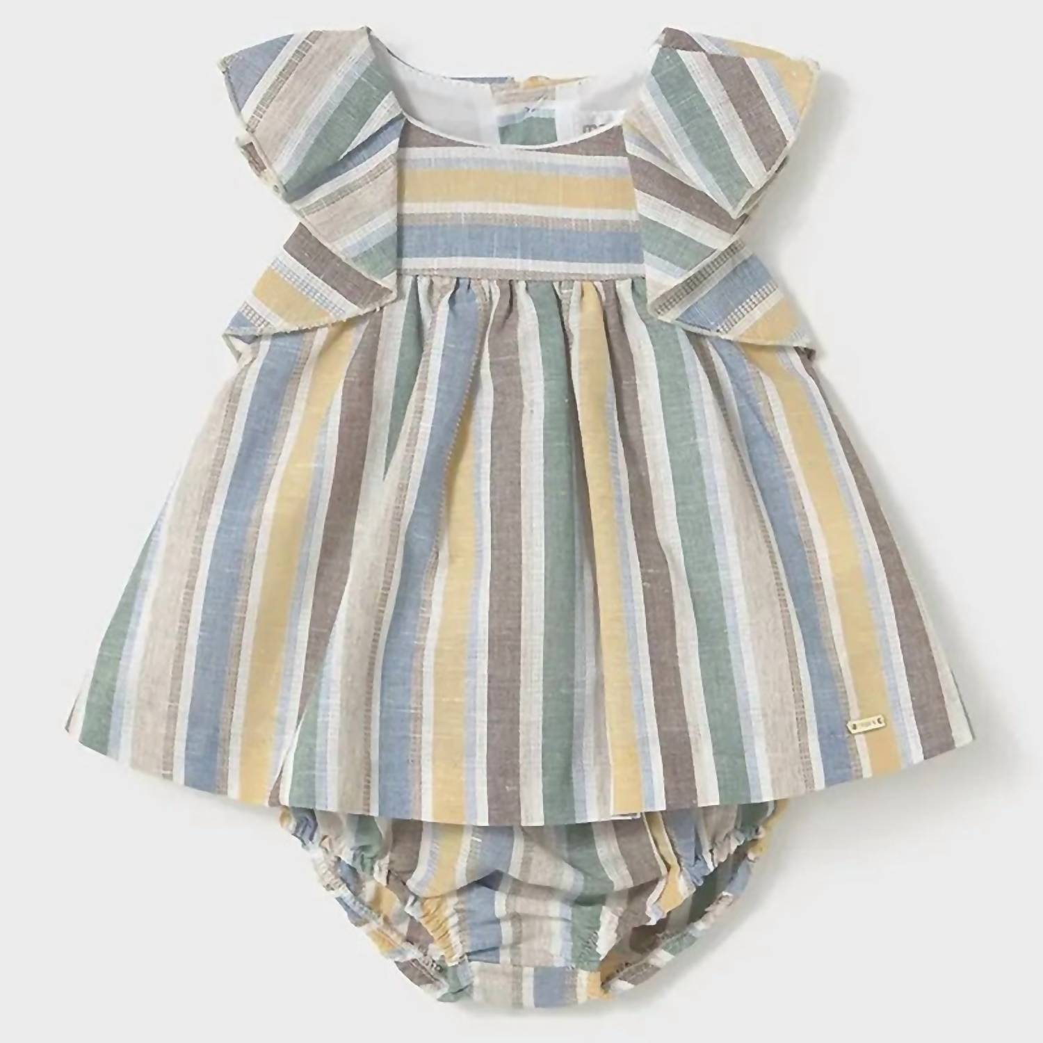 Mayoral - Coastal Breeze Striped Dress Set