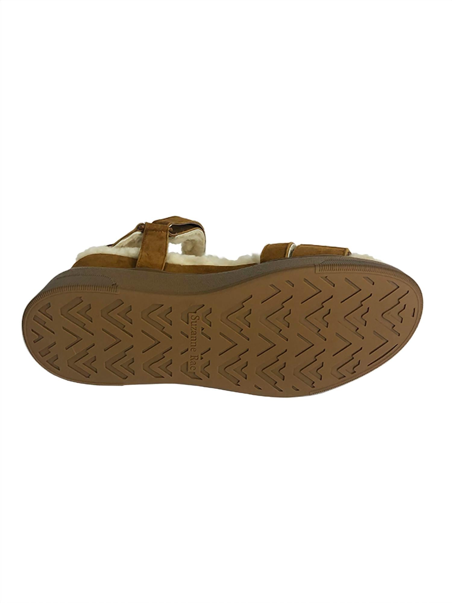 Suzanne Rae - Women's Shearling Sandals
