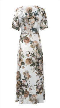 Karmamia WOMEN FAYE MAXI DRESS in pale bouquet - women's dress - detail view