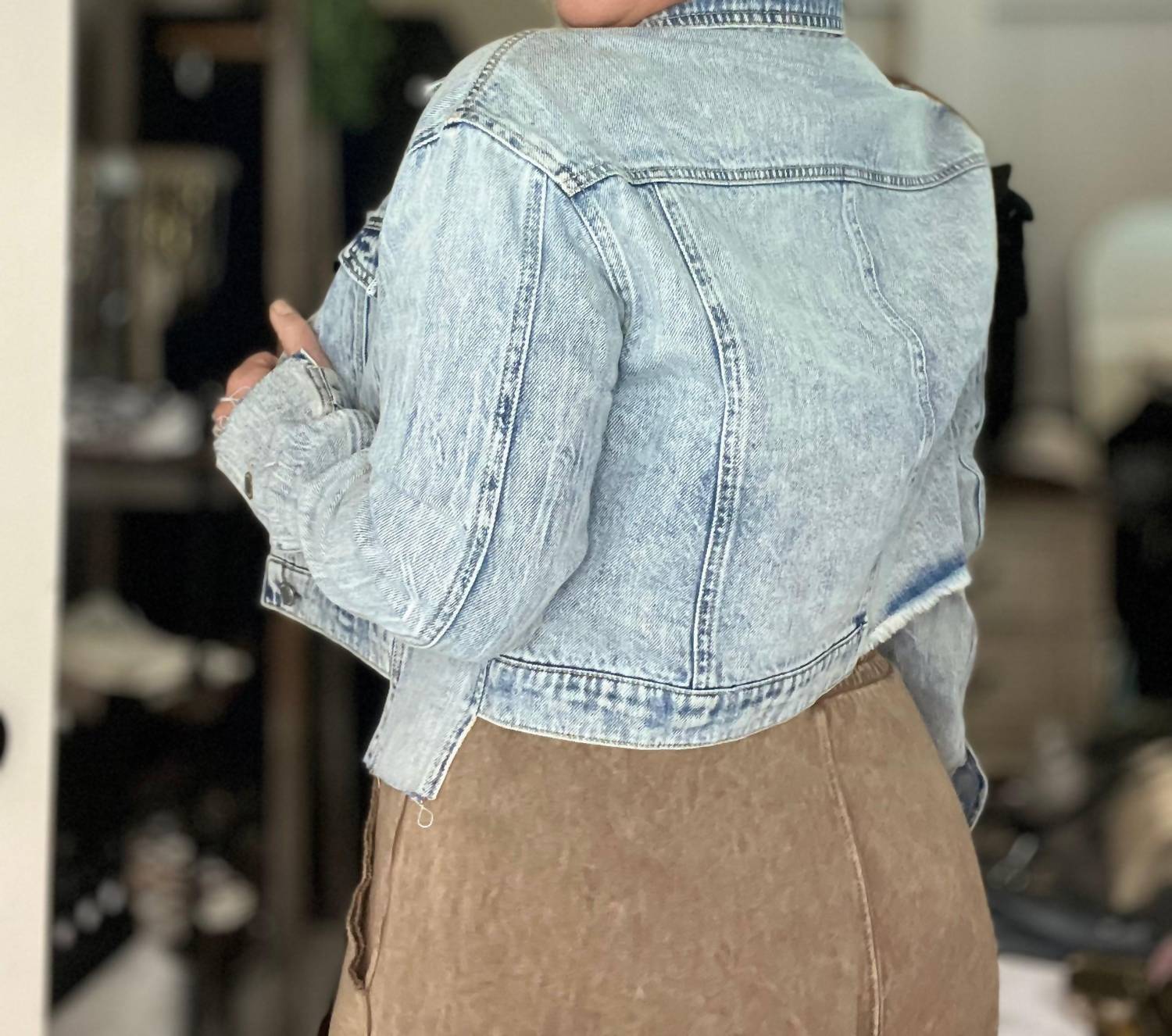 Risen - Oversized Step Hem Jacket