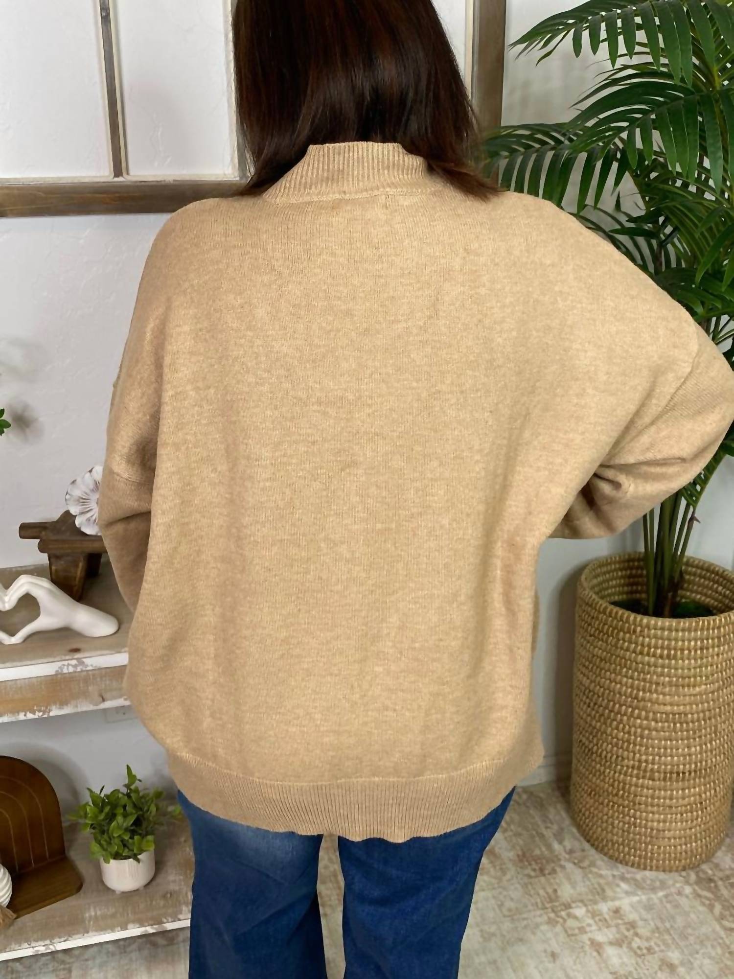 Blu Pepper - Front Seam Sweater