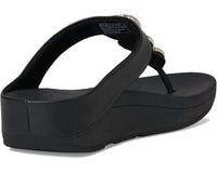 Fitflop - Women's Fino Crystal-chain Leather Toe-post Sandals
