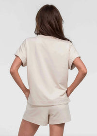 Southern Shirt Company - Off Duty Cuff Short Sleeve Top
