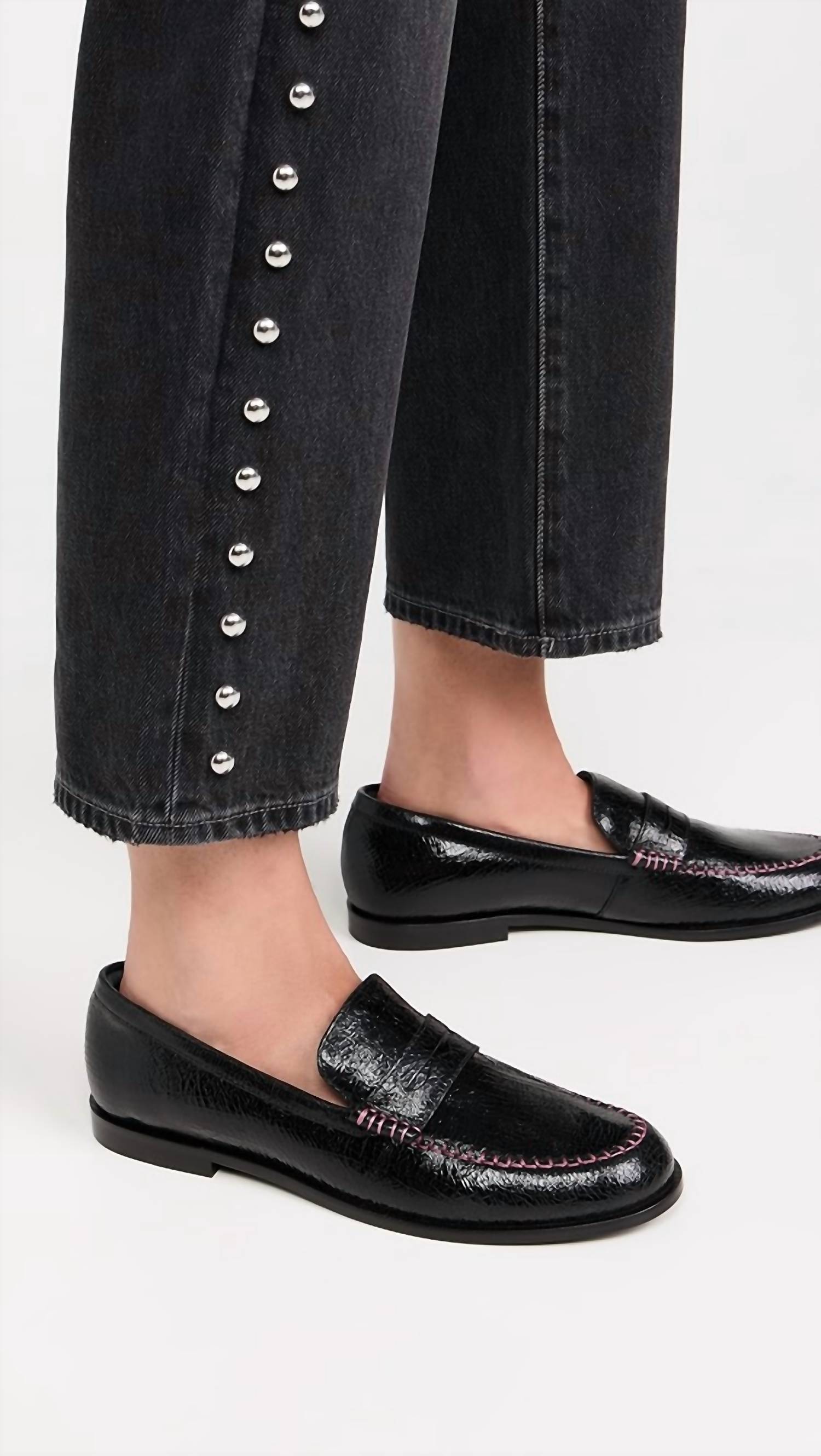 Free People - Women's Blanket Stitch Loafers