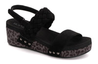 Corkys Footwear - Women's Pleasant Faux Suede Wedge Sandal