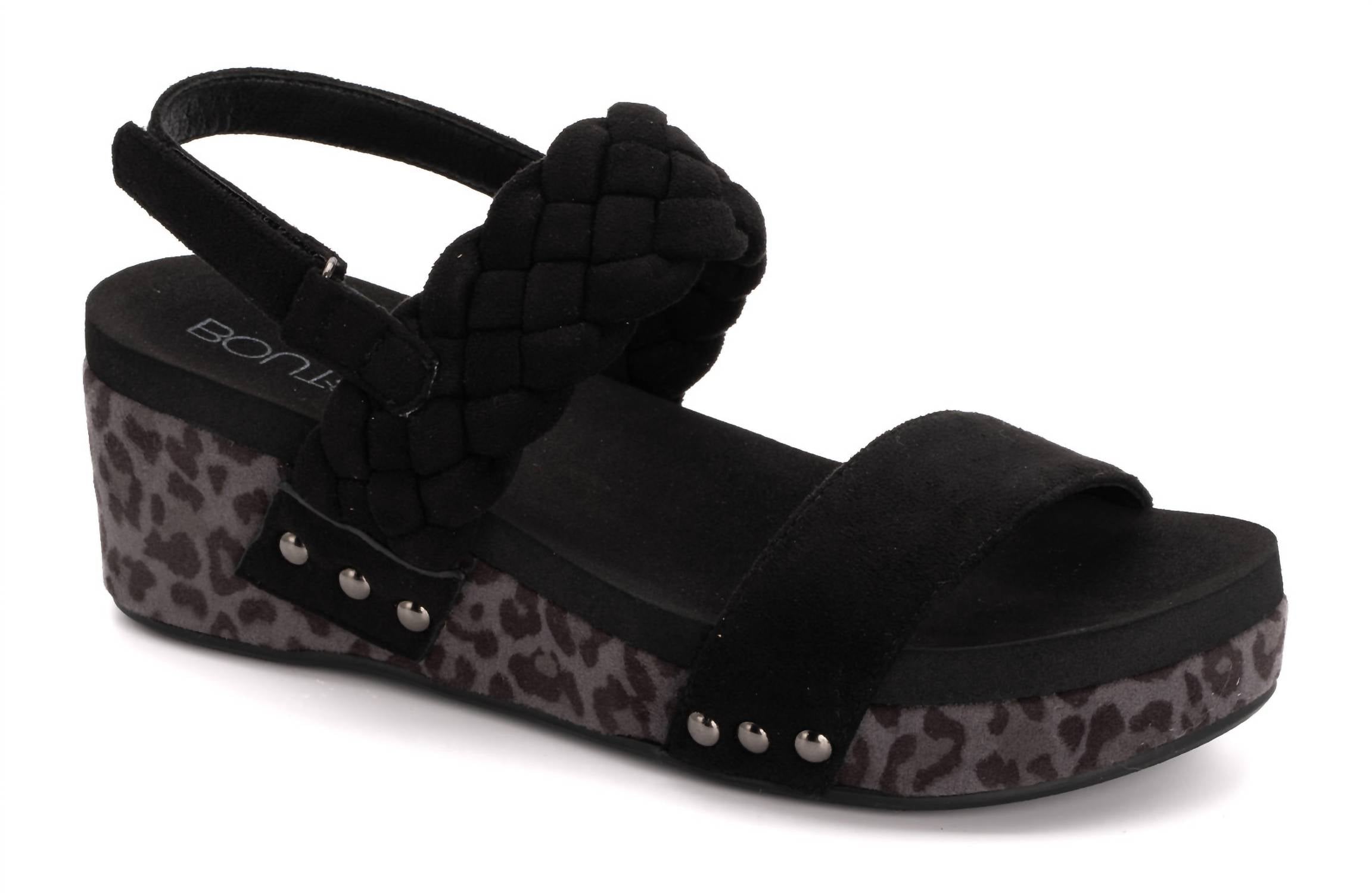 Corkys Footwear - Women's Pleasant Faux Suede Wedge Sandal