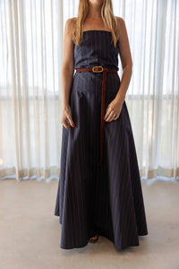 St. Agni - Strapless Rouleau Maxi Dress