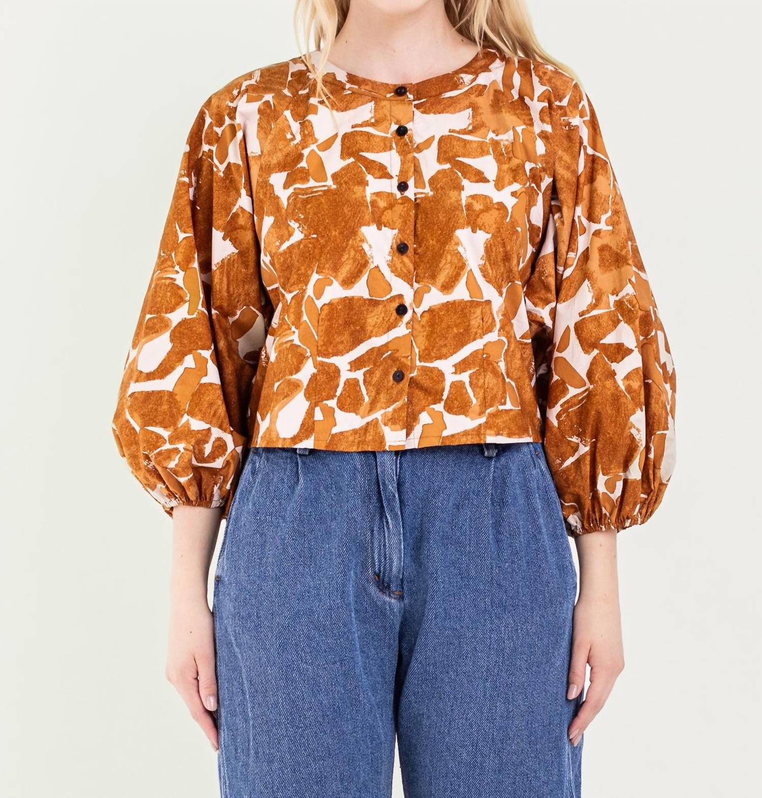 Bel Kazan - Colby Puff Sleeve Top