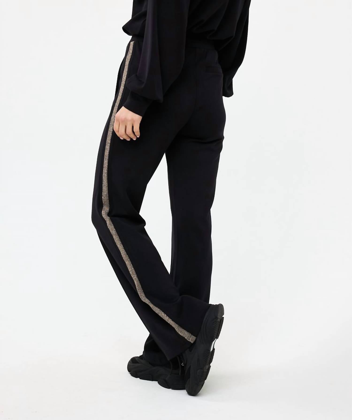 Esqualo - Lurex Tape Modal Pant