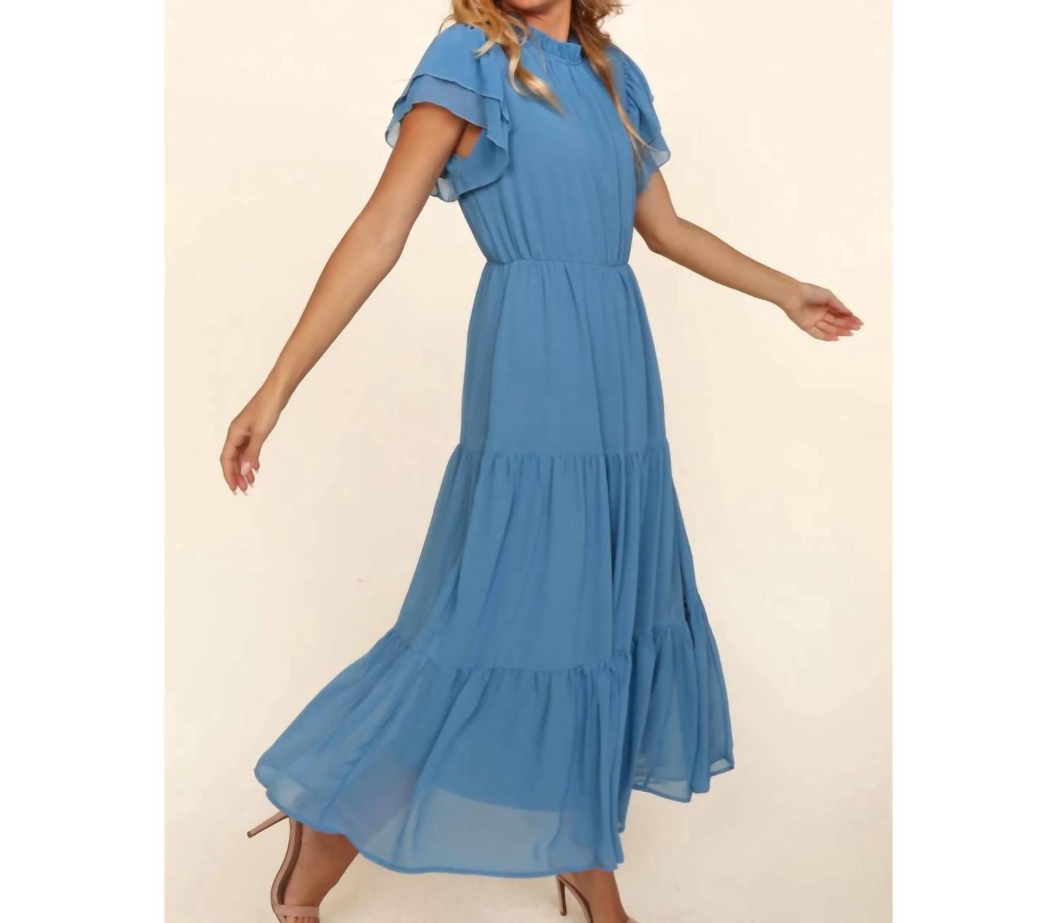 Haptics - Mock Neck Maxi Dress