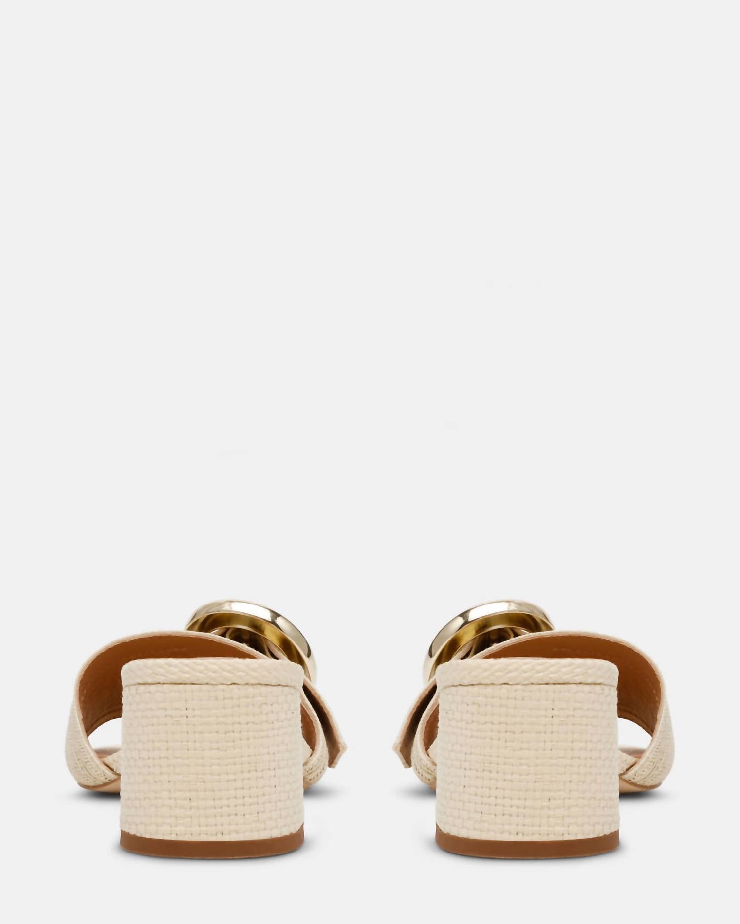 STEVE MADDEN Women's Seacrest Sandal in natural raffia - women's sandal - view 5