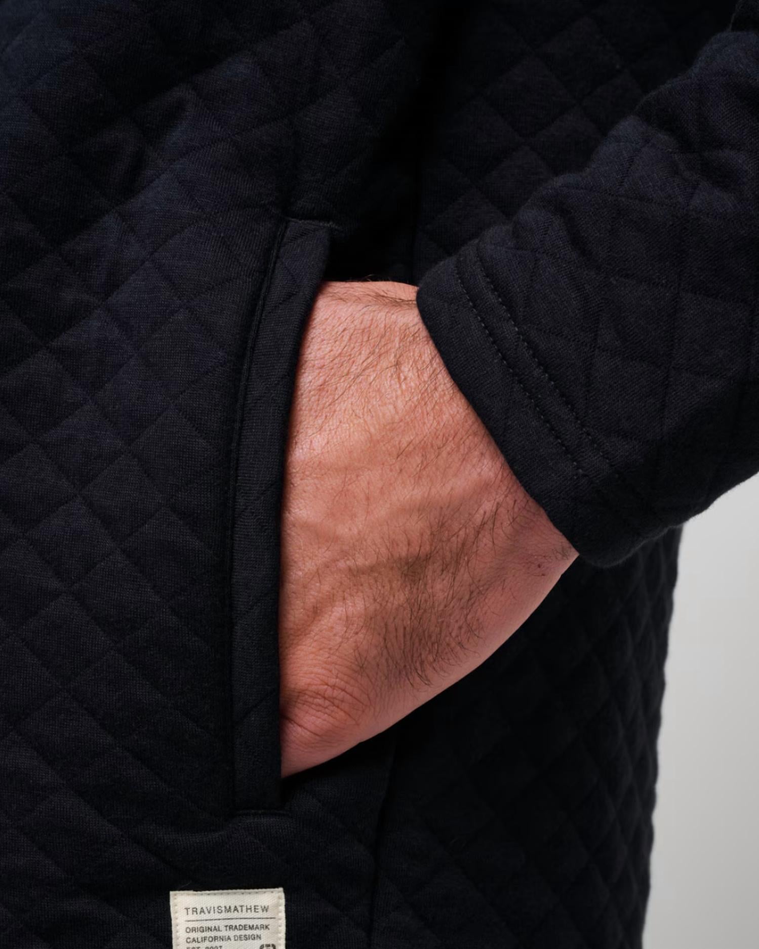 Travismathew - Quilted Henley Pullover Sweatshirt