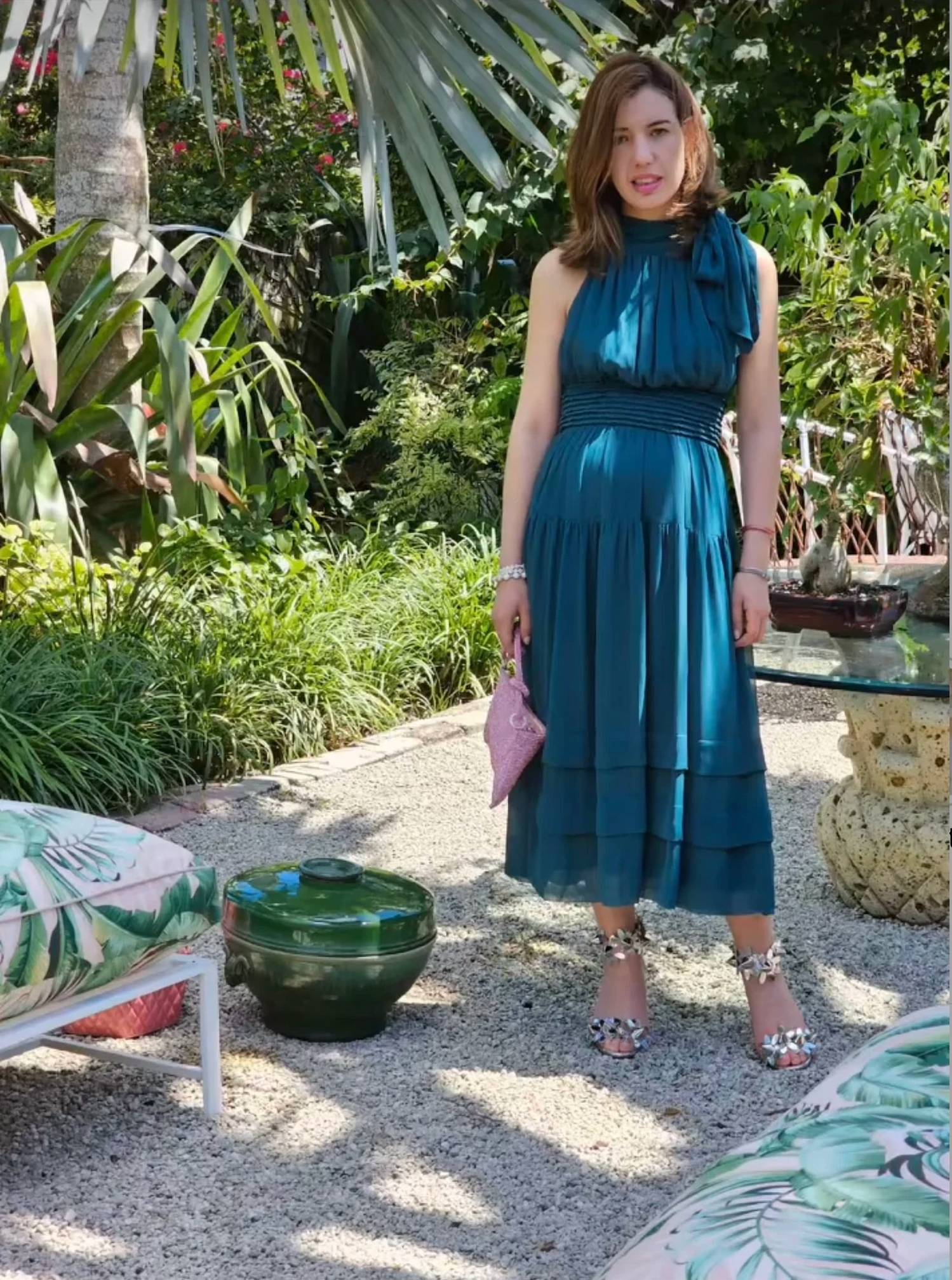 Reset By Jane - Halter Chiffon Dress