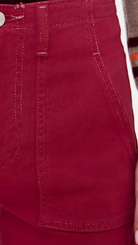 Le Jean - Utility Soft Barrel Mid Rise Jeans