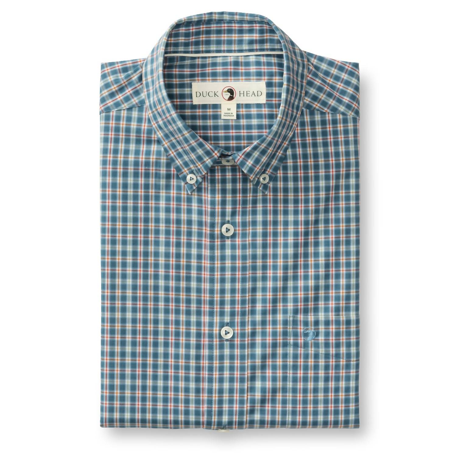 Duck Head - Fallon Plaid Performance Poplin Sport Shirt