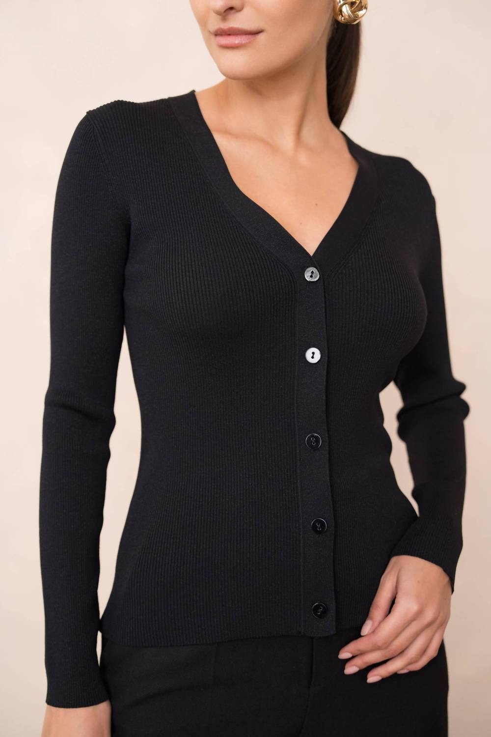 Choklate Paris - Ribbed Knit Cardigan